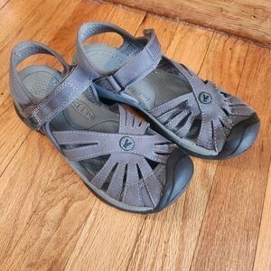 KEEN Women's Rose Sandals Gargoyle/Raven US 7